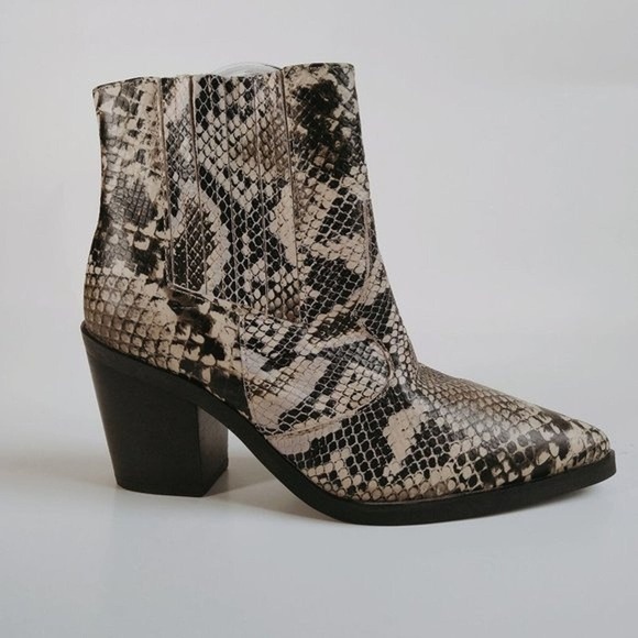 Blondo Womens Boots‎ Que Leather Waterproof Booties Size 6 - Picture 2 of 10